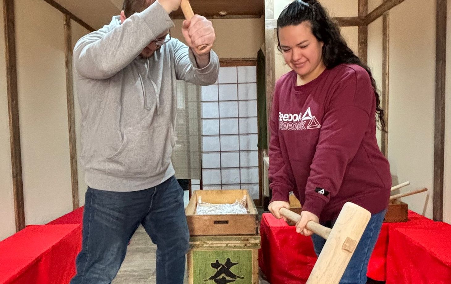 Traditional Mochi Pounding Experience with Tasting