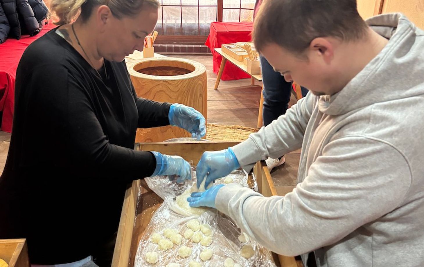 Traditional Mochi Pounding Experience with Tasting