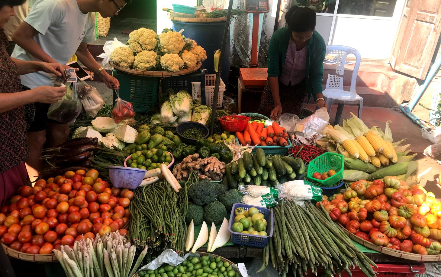 Cours de cuisine traditionnelle birmane avec visite du marché