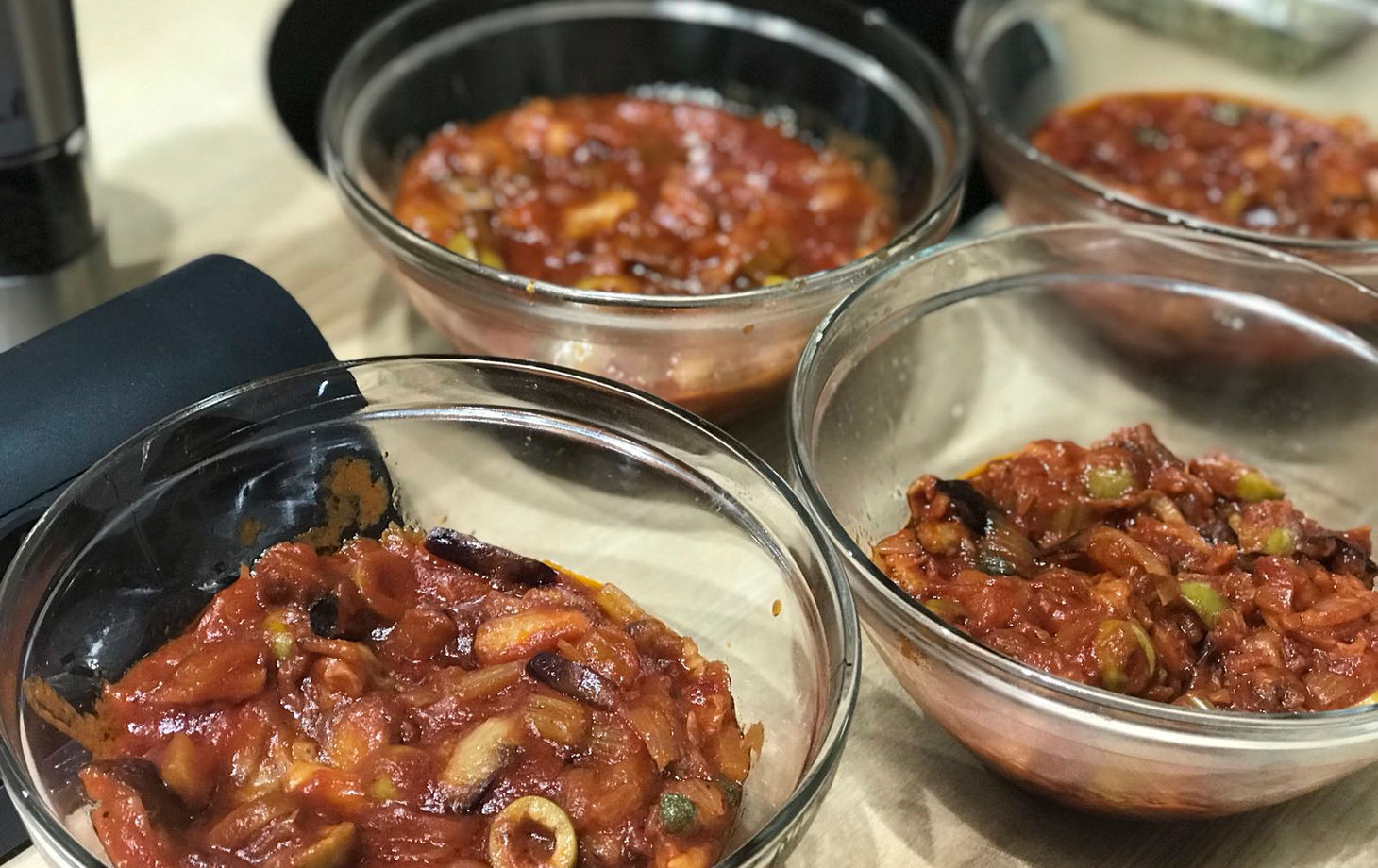 Menu sicilien traditionnel chez Mamma Corleone