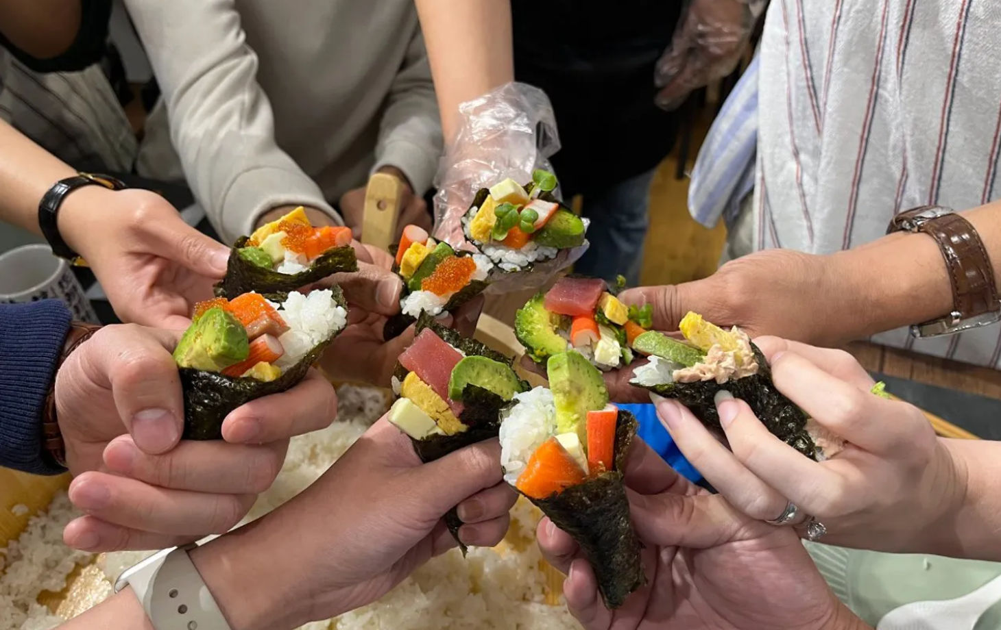 Tsukiji Temaki Sushi Party with Fresh Local Ingredients & Japanese Tea