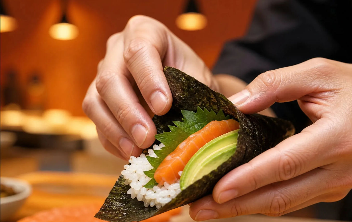 Tsukiji Temaki Sushi Party with Fresh Local Ingredients & Japanese Tea