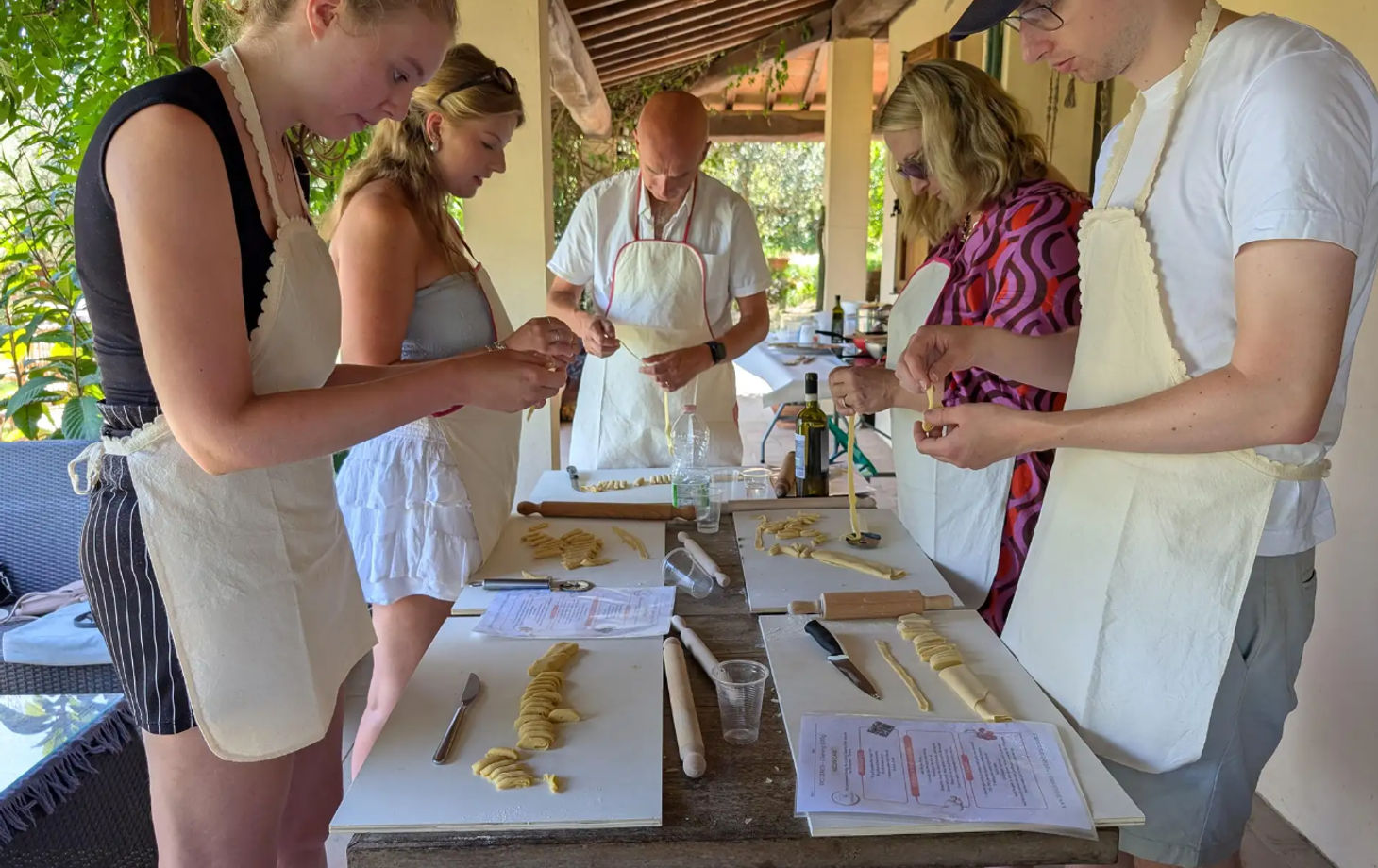 San Gimignano Tuscan Cooking Experience with Handmade Pasta, Lunch & Wine
