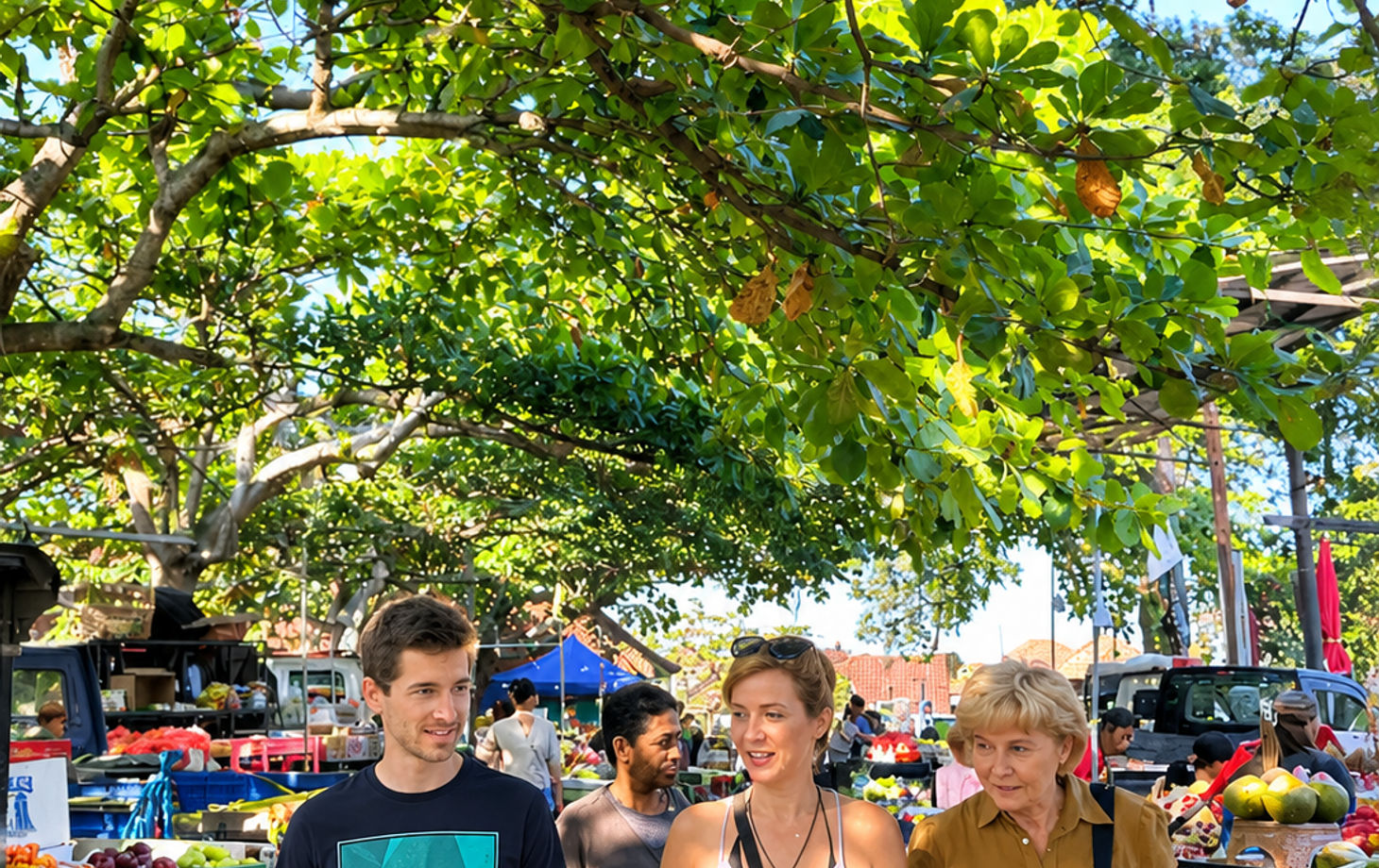 Ubud Morning Market Tour & Authentic Balinese Cooking Class with Rice Field Views