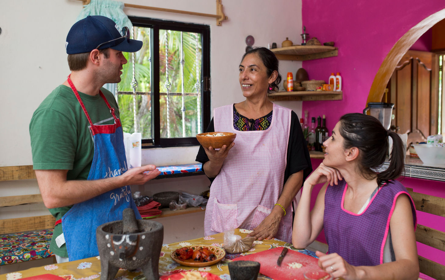 Depths of the Yucatan: Valladolid Market Tour & Street Food + Cenote + Cooking Class (Transportation Included)