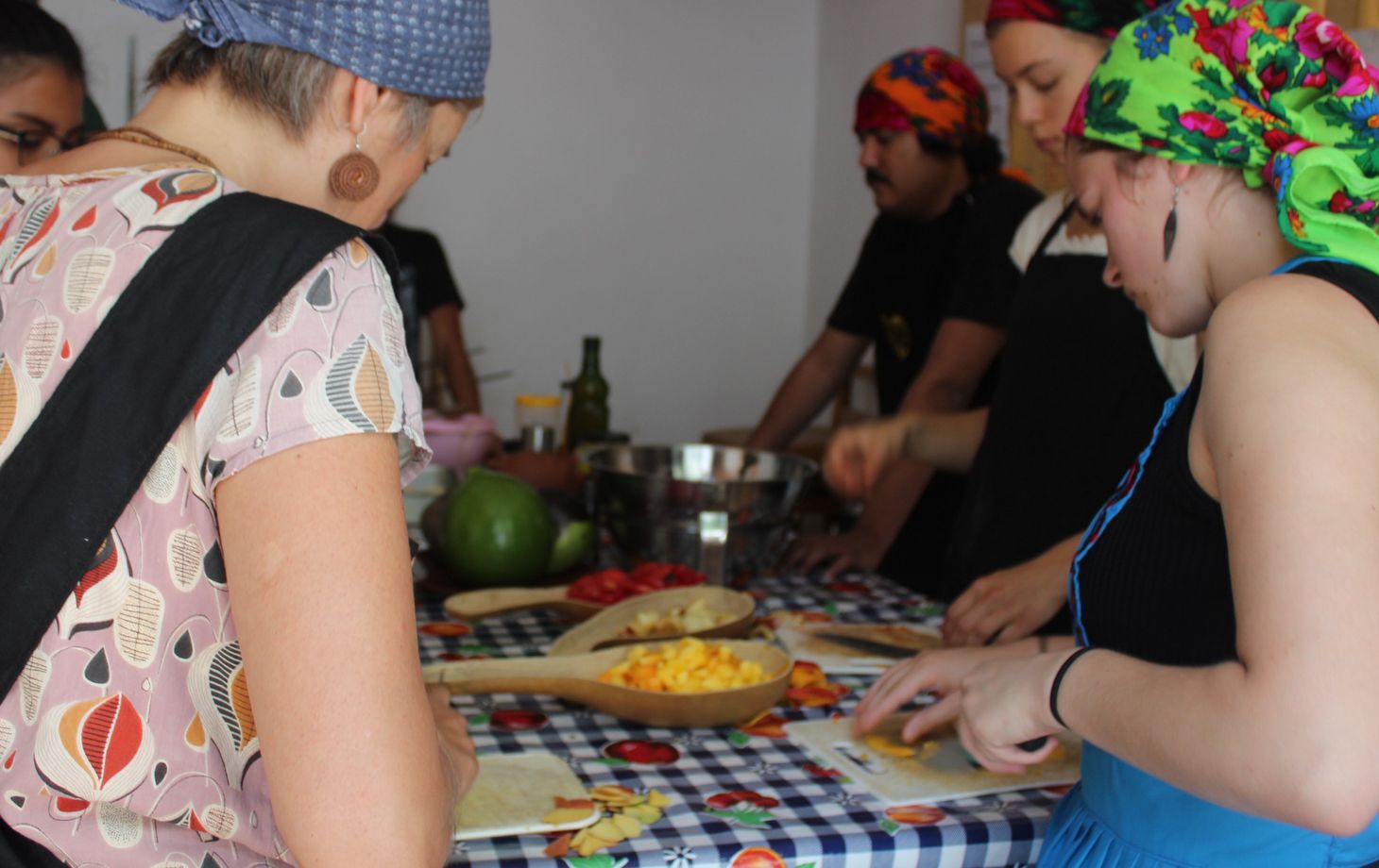 Cours de cuisine végétalienne à Oaxaca avec visite gastronomique et shopping au marché de La Merced