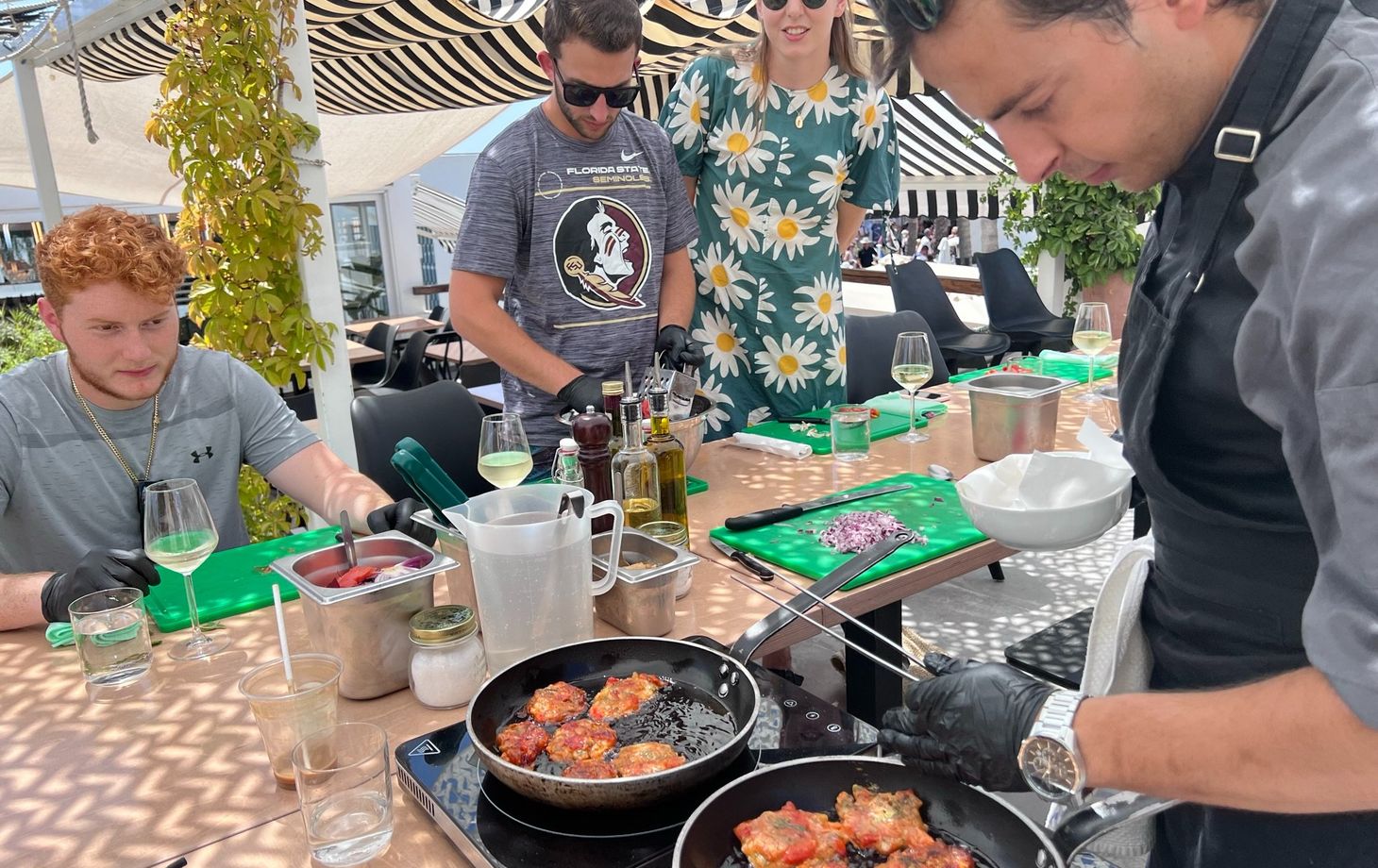 Vegan Cooking Class with Wine Pairing in Santorini