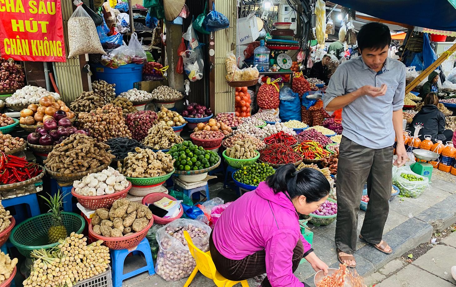 Vegan Street Food Tour and Stories of Hanoi