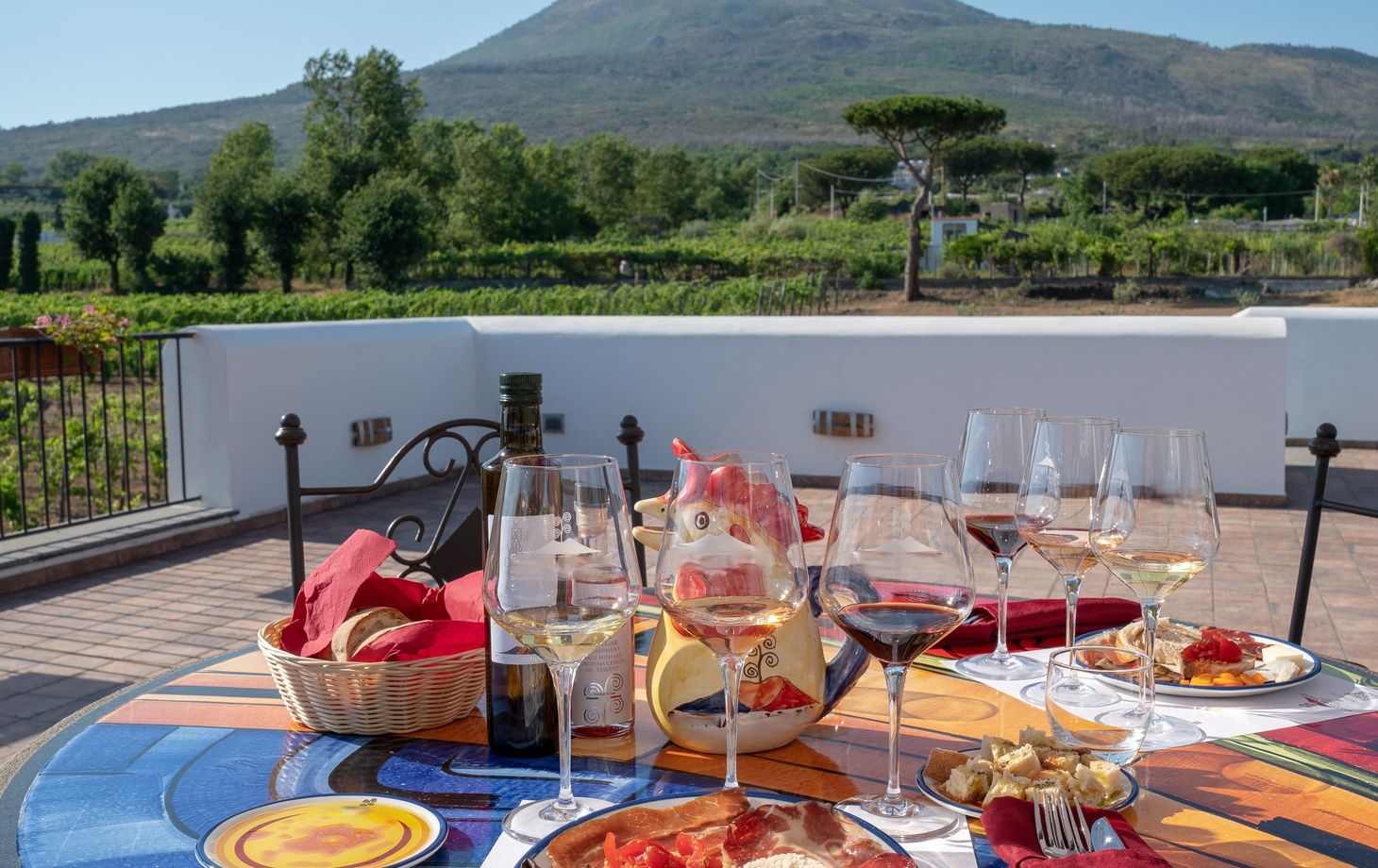 Geführte Tour zum Vesuv mit Weinprobe und Mahlzeit