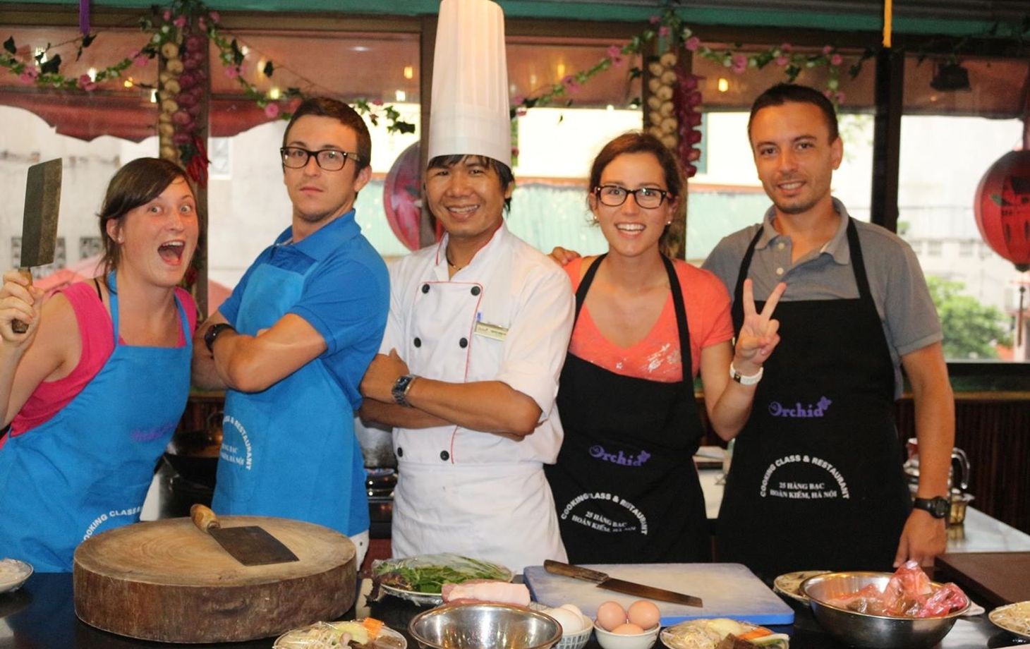 Interactive Vietnamese Cooking Class with Cyclo Tour and Market Tour