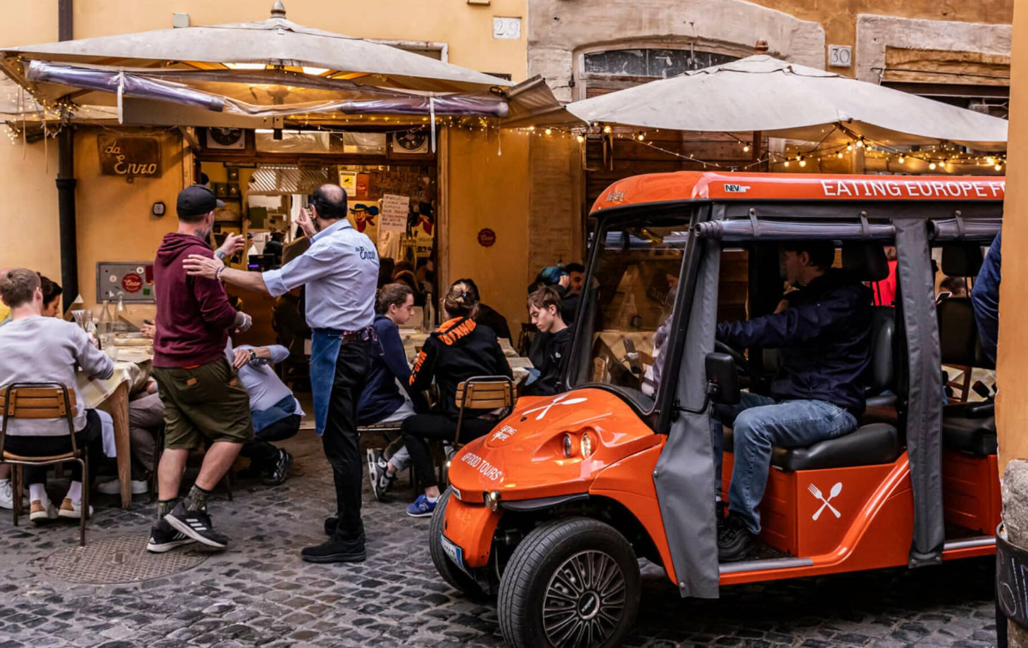 VIP Rome Golf Cart Food Experience