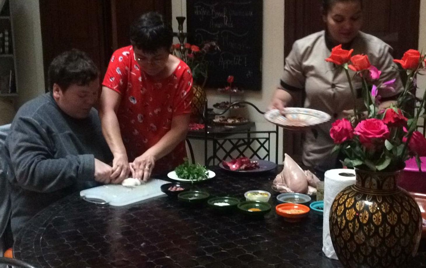 White Flowers Cooking Class at Medina with Local Family