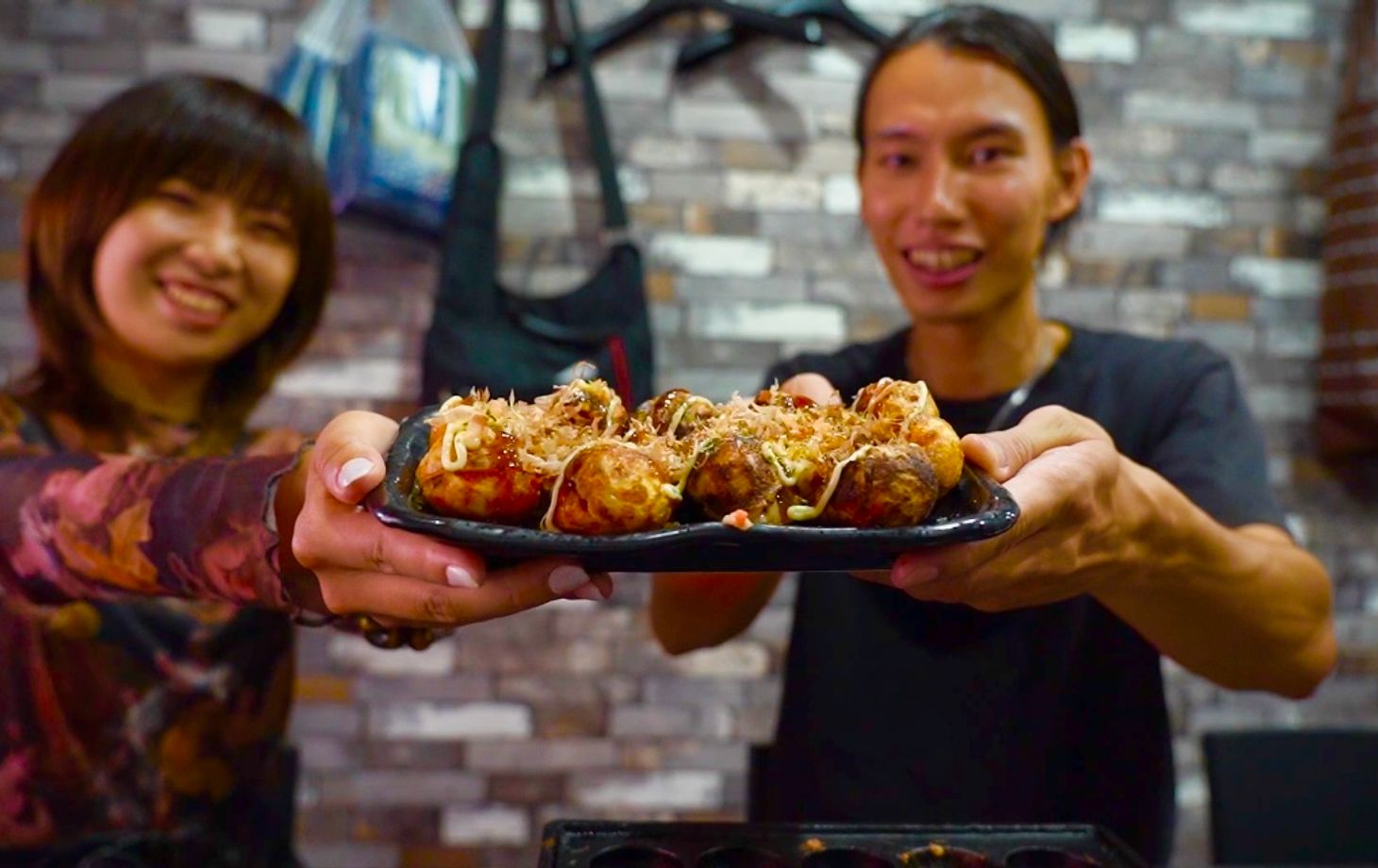 Yakisoba & Karaage Tasting and Make Your Own Takoyaki in Osaka